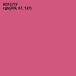 #D1577F - Cranberry Color Image