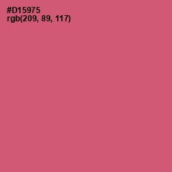 #D15975 - Cranberry Color Image