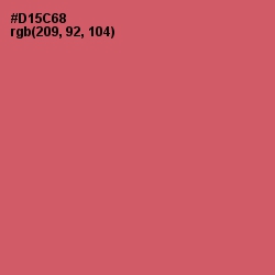 #D15C68 - Cabaret Color Image