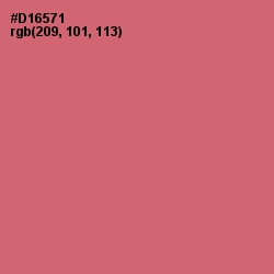 #D16571 - Contessa Color Image