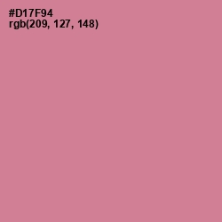 #D17F94 - Charm Color Image