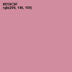 #D18C9F - Puce Color Image