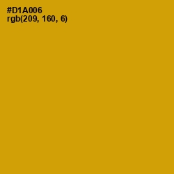 #D1A006 - Buddha Gold Color Image
