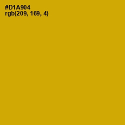 #D1A904 - Galliano Color Image