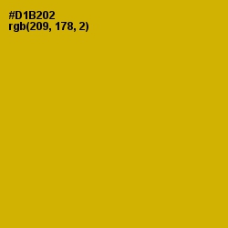 #D1B202 - Galliano Color Image