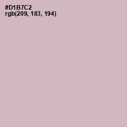 #D1B7C2 - Pale Slate Color Image
