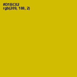 #D1BC02 - Galliano Color Image