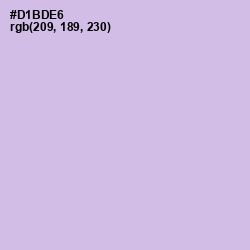 #D1BDE6 - Perfume Color Image
