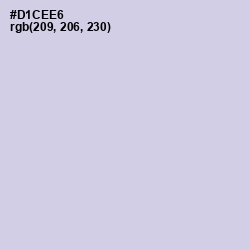#D1CEE6 - Prelude Color Image