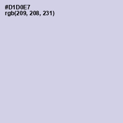 #D1D0E7 - Geyser Color Image