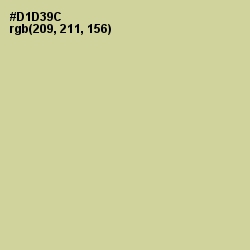 #D1D39C - Winter Hazel Color Image