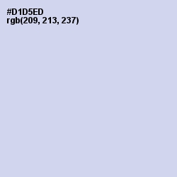 #D1D5ED - Geyser Color Image