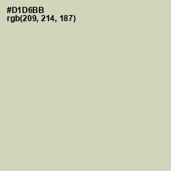 #D1D6BB - Sisal Color Image