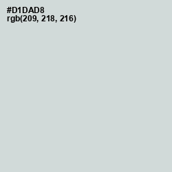 #D1DAD8 - Iron Color Image
