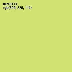 #D1E172 - Yellow Green Color Image