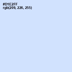 #D1E2FF - Hawkes Blue Color Image