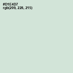 #D1E4D7 - Zanah Color Image