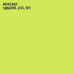 #D1E957 - Wattle Color Image