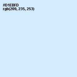 #D1EBFD - Hawkes Blue Color Image