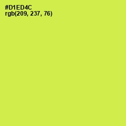 #D1ED4C - Wattle Color Image