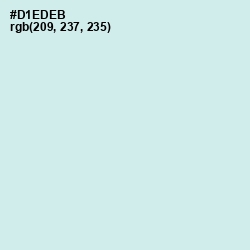 #D1EDEB - Swans Down Color Image