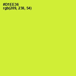 #D1EE36 - Pear Color Image