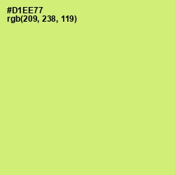 #D1EE77 - Sulu Color Image