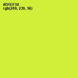 #D1EF38 - Pear Color Image