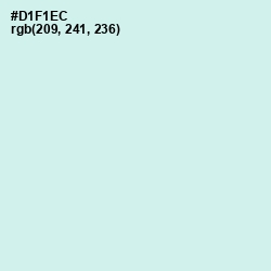 #D1F1EC - Granny Apple Color Image