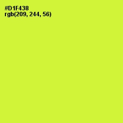 #D1F438 - Pear Color Image