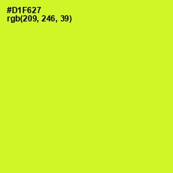 #D1F627 - Pear Color Image