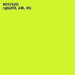 #D1F62D - Pear Color Image