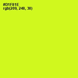 #D1F81E - Las Palmas Color Image