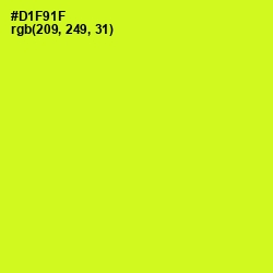 #D1F91F - Las Palmas Color Image