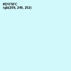 #D1F9FC - Foam Color Image