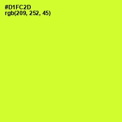 #D1FC2D - Pear Color Image