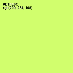 #D1FE6C - Sulu Color Image