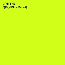 #D1FF17 - Electric Lime Color Image