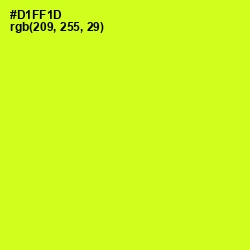 #D1FF1D - Electric Lime Color Image