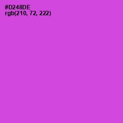 #D248DE - Fuchsia Pink Color Image