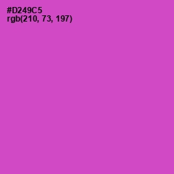 #D249C5 - Fuchsia Pink Color Image