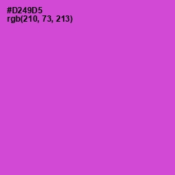#D249D5 - Fuchsia Pink Color Image