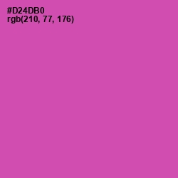 #D24DB0 - Hopbush Color Image