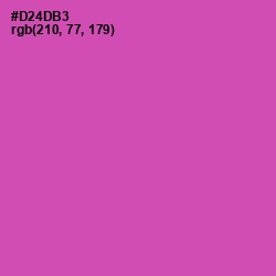 #D24DB3 - Hopbush Color Image