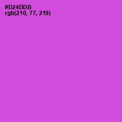 #D24DDB - Fuchsia Pink Color Image