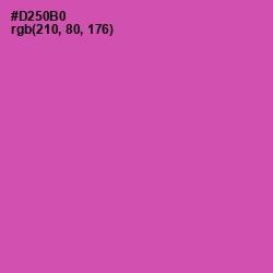 #D250B0 - Hopbush Color Image