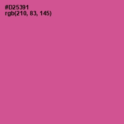 #D25391 - Mulberry Color Image