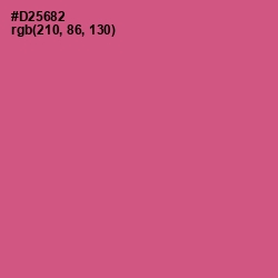 #D25682 - Mulberry Color Image