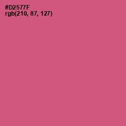 #D2577F - Cranberry Color Image