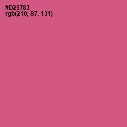 #D25783 - Mulberry Color Image